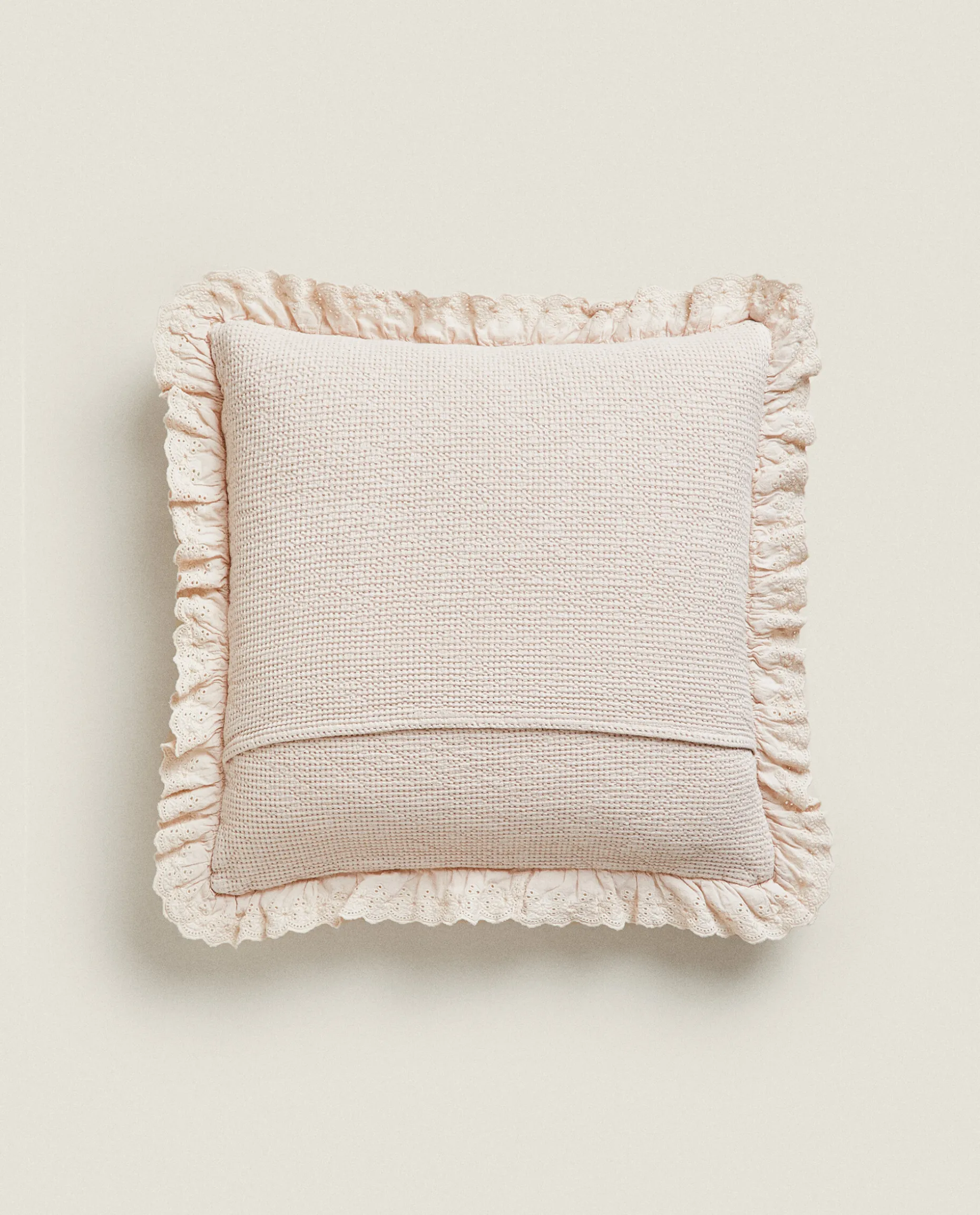 Cotton Jacquard Throw Pillow Cover