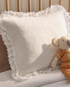 Cotton Jacquard Throw Pillow Cover