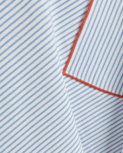 Cotton Kitchen Towel With Stripes (Pack Of 2)
