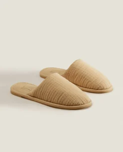 Cotton Muslin Slippers