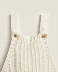 Cotton Overalls With Silk