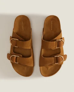 Double Buckle Sandals