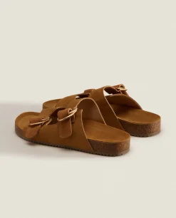 Double Buckle Sandals