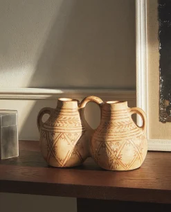 Double Ceramic Vase