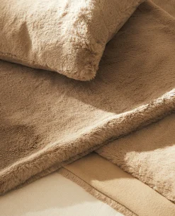 Double-Textured Faux Fur Blanket