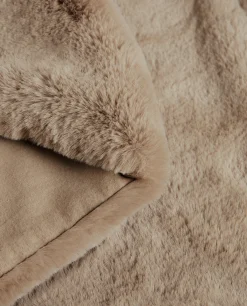 Double-Textured Faux Fur Blanket