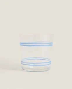 Dragonfly Print Glass Tumbler
