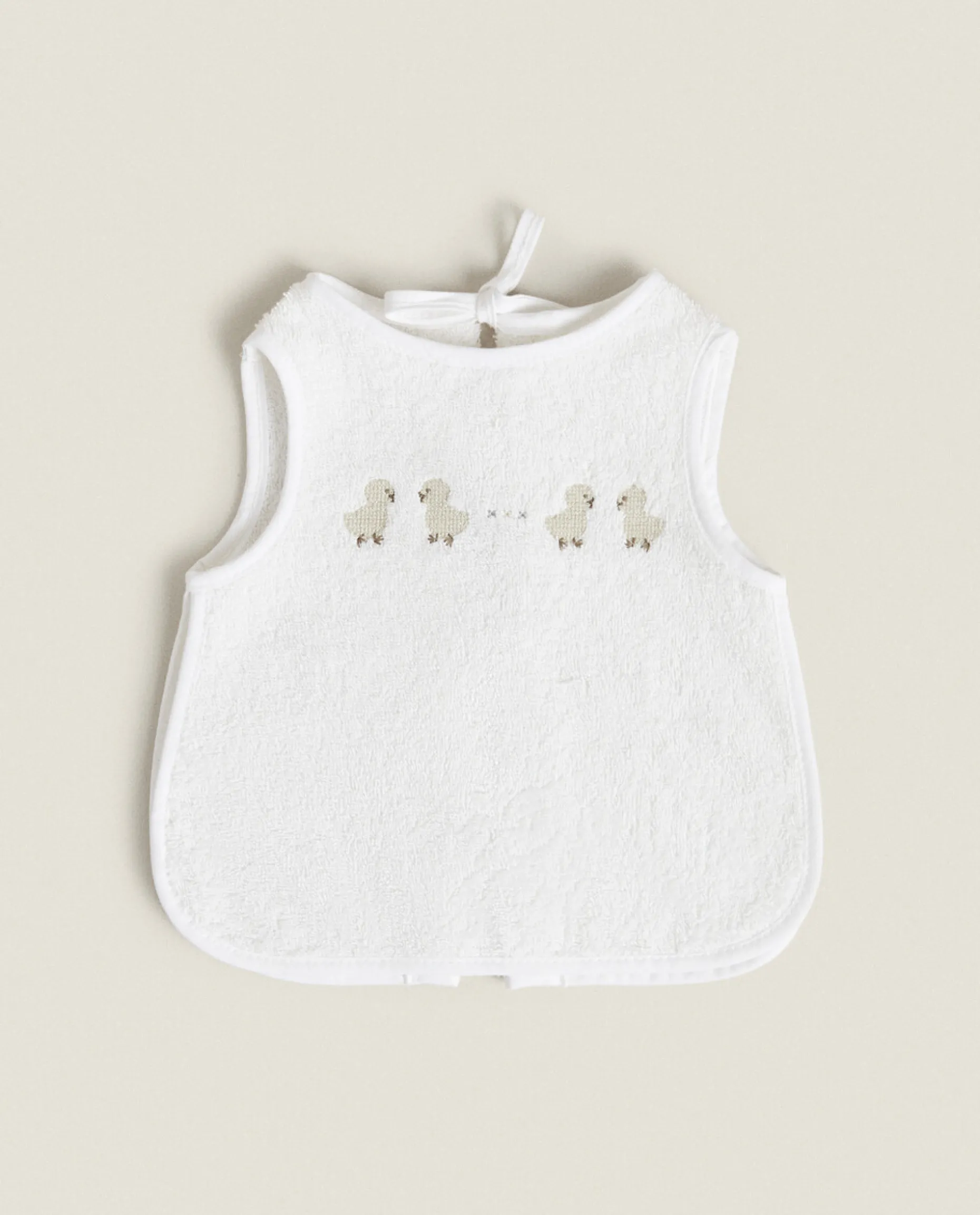 Duck Cross-Stitch Bib