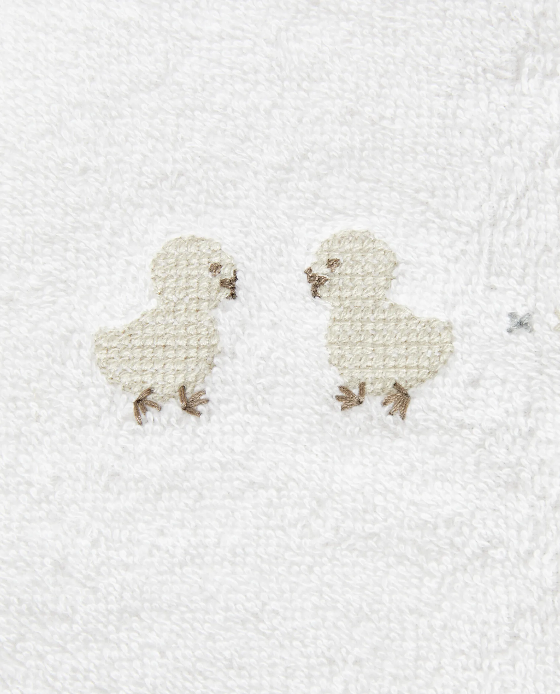 Duck Cross-Stitch Bib