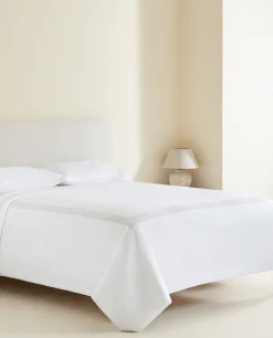 Duvet Cover With Linen Border