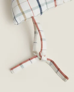 Dyed Thread Check Cushion