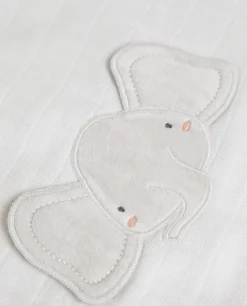 Elephant Cotton Terrycloth Bib