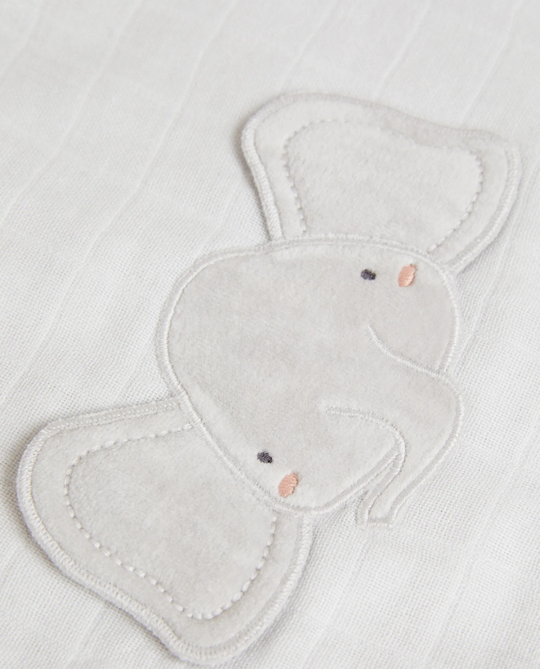 Elephant Cotton Terrycloth Bib