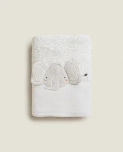Elephant Cotton Terrycloth Towel