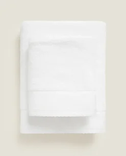 Embroidered Border Towel
