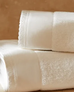 Embroidered Border Towel