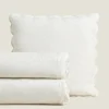 Embroidered Butterfly Bedspread