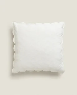 Embroidered Butterfly Throw Pillow Cover