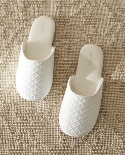 Embroidered Fabric Slippers