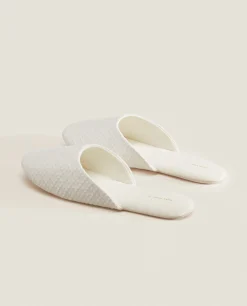 Embroidered Fabric Slippers