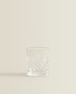 Engraved Crystalline Shot Glass