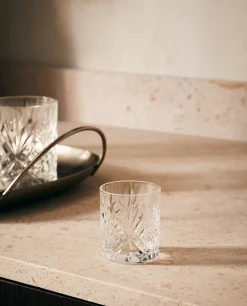 Engraved Crystalline Shot Glass