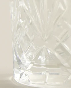 Engraved Crystalline Shot Glass
