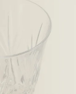 Engraved Crystalline Wine Glass