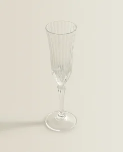 Engraved Crystalline Wine Glass