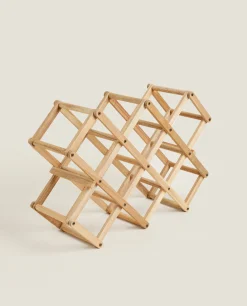 Extendible Wooden Bottle Stand