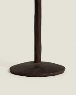 Faceted Metal Candlestick