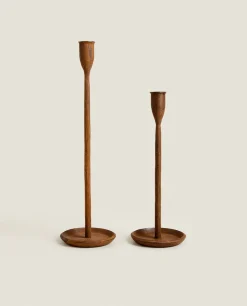 Faceted Metal Candlestick