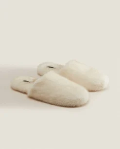 Faux Fur Mule Slippers
