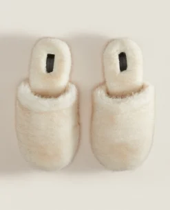Faux Fur Mule Slippers