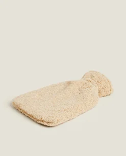 Faux Shearling Water Bottle