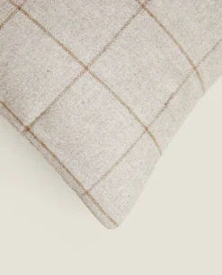 Flannel Throw Pillow Cover