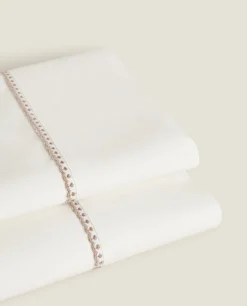 Flat Sheet With Topstitching