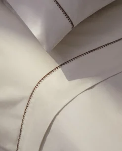 Flat Sheet With Topstitching
