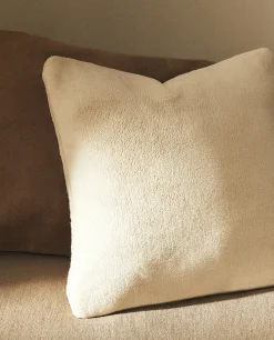 Fleece Throw Pillow Cover