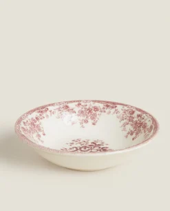 Floral Earthenware Bowl