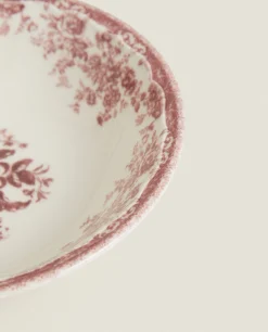 Floral Earthenware Bowl