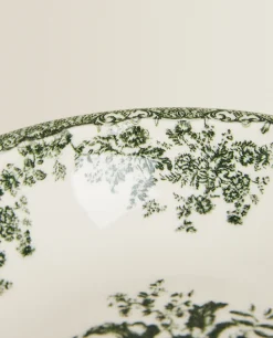 Floral Earthenware Bowl