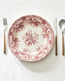 Floral Earthenware Dinner Plate