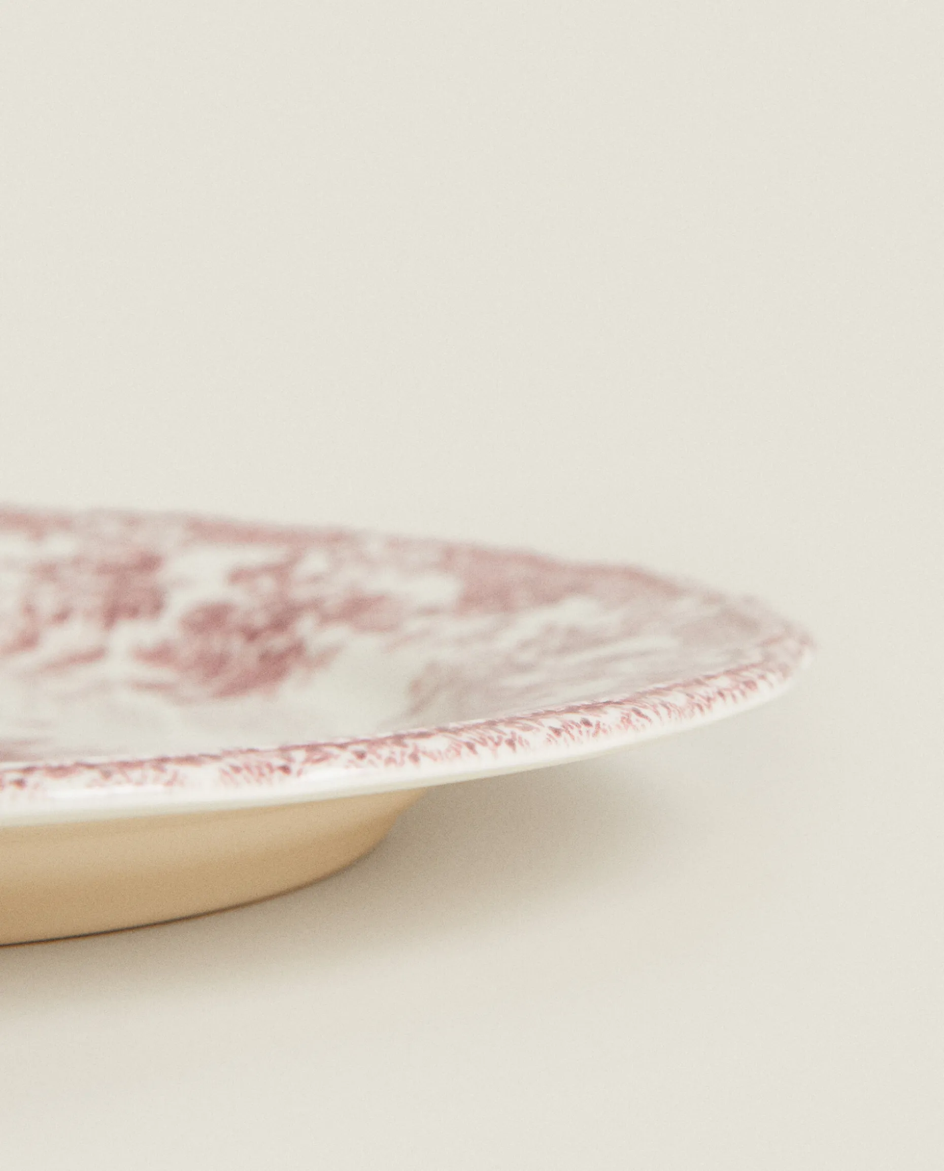 Floral Earthenware Dinner Plate
