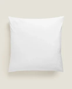 Floral Embroidery Pillowcase