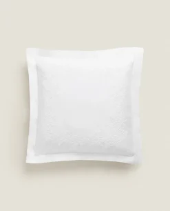 Floral Embroidery Pillowcase