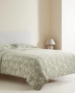 Floral Jacquard Duvet Cover