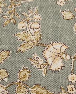 Floral Print Block Rug