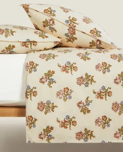 Floral Print Duvet Cover