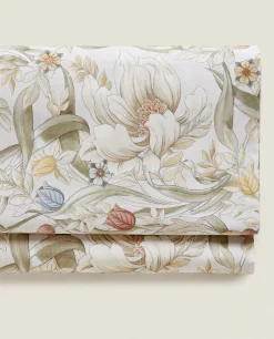 Floral Print Flat Sheet